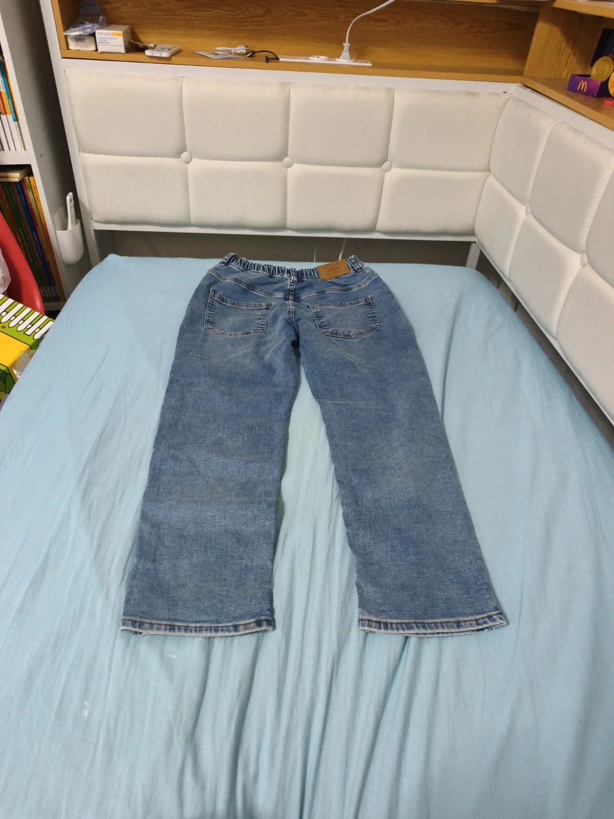 Jean creeks bleu taille élastique – photo 3